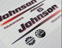Johnson 6HP Four Stroke Outboard Decal Kit
